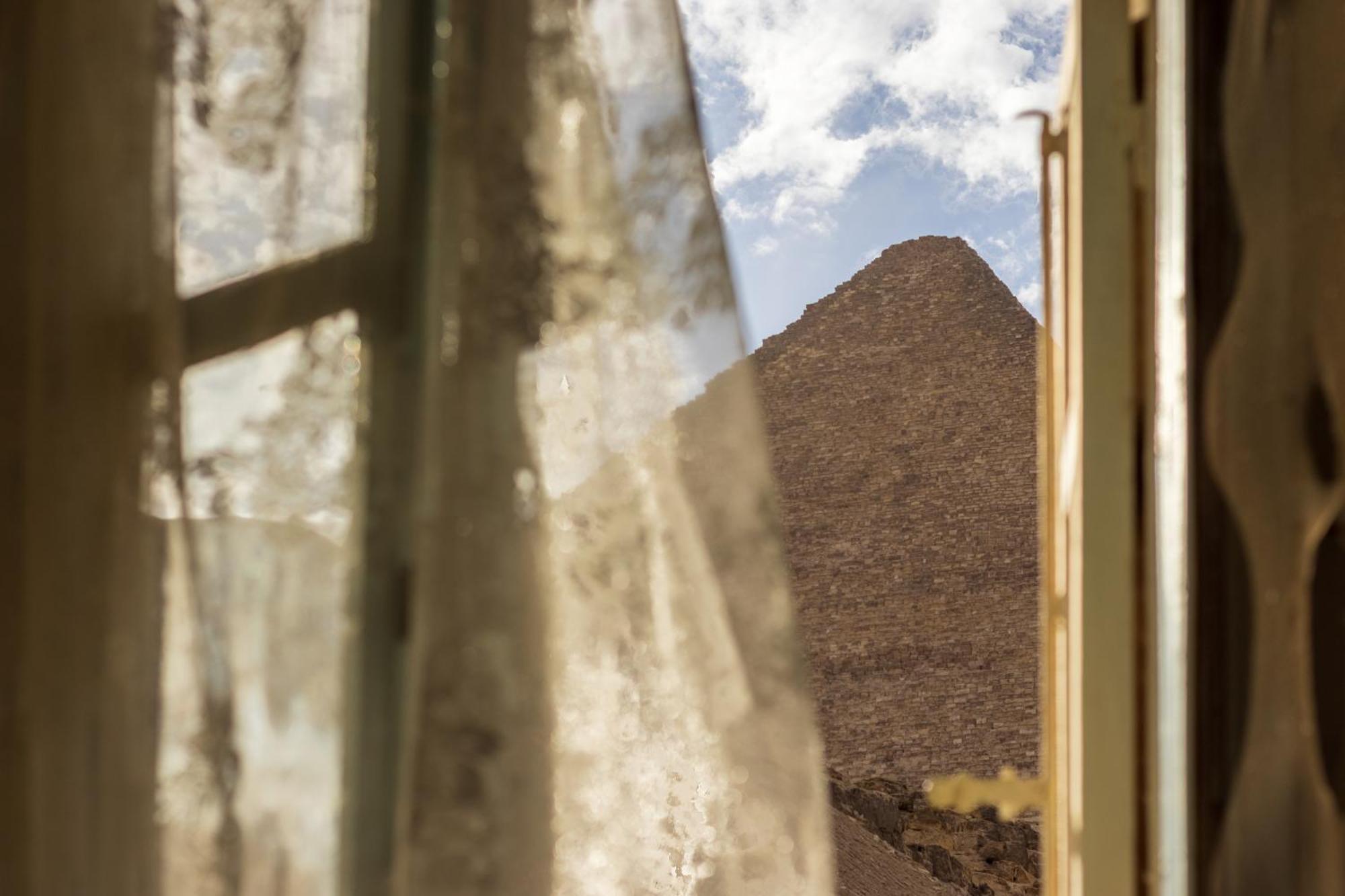 The Grand Pyramids View Hotel Kafret el-Gabal Exterior foto